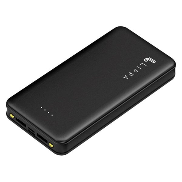 Lippa 10.5W m. USB-A Powerbank 20.000 mAh - Sort